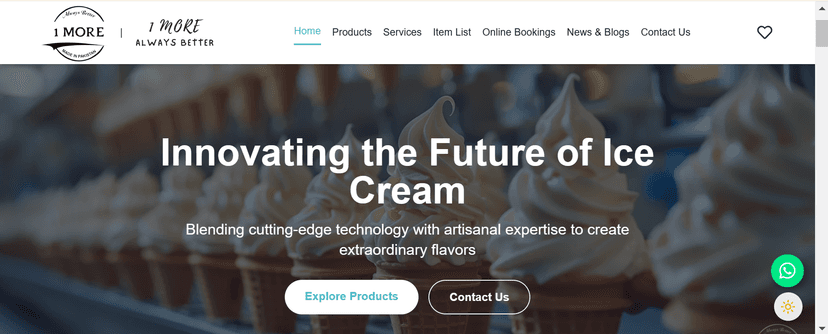 Online Ordering Brand Website